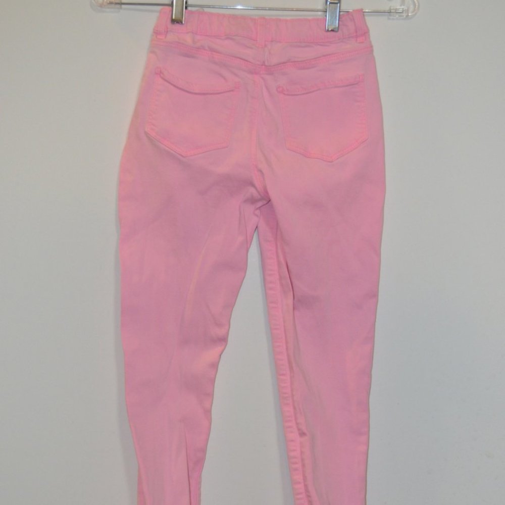 OshKosh B'gosh Genuine Article TM Neon Pink Cotton Viscose Elastin Jeans 12